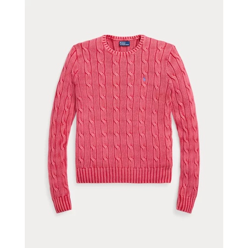 폴로 랄프로렌 Cable-Knit Cotton Crewneck Sweater