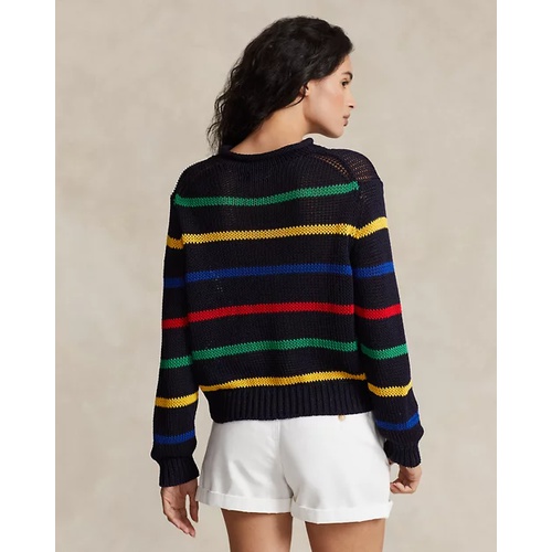 폴로 랄프로렌 Striped Cotton Rollneck Sweater