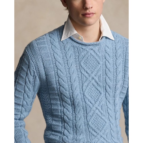 폴로 랄프로렌 Cotton-Blend Fisherman's Sweater