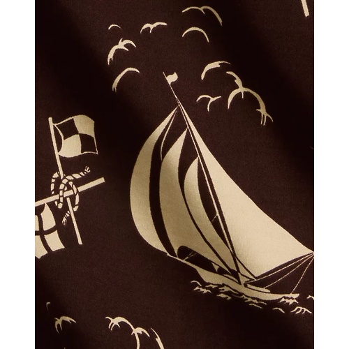 폴로 랄프로렌 Classic Fit Nautical-Print Camp Shirt