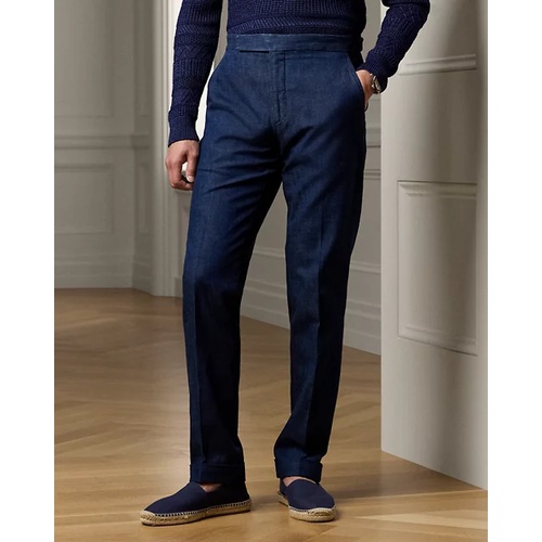 폴로 랄프로렌 Gregory Hand-Tailored Denim Suit Trouser