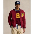 Slub Fleece Letterman Cardigan