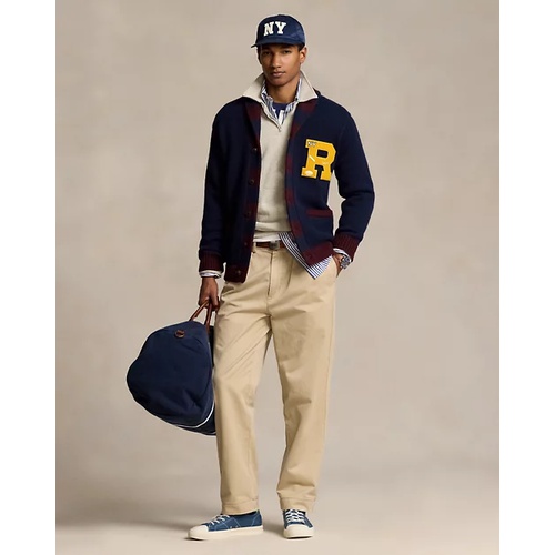 폴로 랄프로렌 Wool-Blend Letterman Cardigan