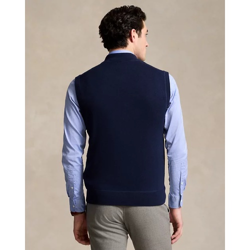 폴로 랄프로렌 Washable Wool Full-Zip Sweater Vest