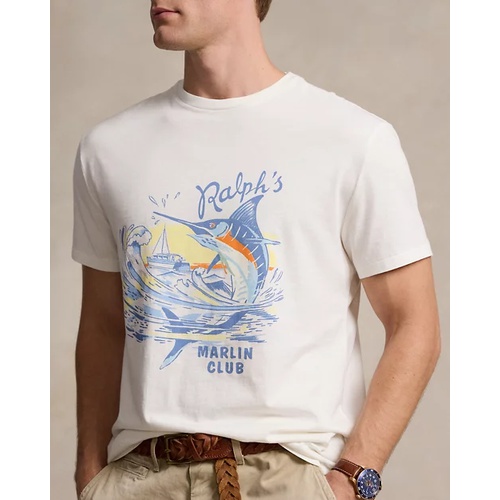 폴로 랄프로렌 Classic Fit Slub Jersey Graphic T-Shirt