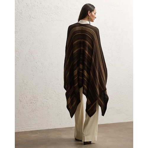 폴로 랄프로렌 Textured Silk-Blend Ruana Sweater