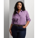 Classic Fit Striped Broadcloth Shirt
