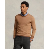 Herringbone-Knit Washable Wool Sweater