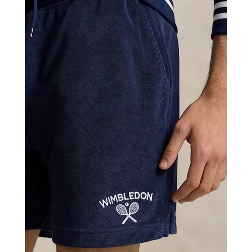 폴로 랄프로렌 Wimbledon 6.5-Inch Terry Graphic Short