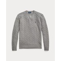 Cable-Knit Wool-Cashmere Sweater