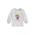 Baby Boys Polo Bear Cotton Long-Sleeve T-Shirt