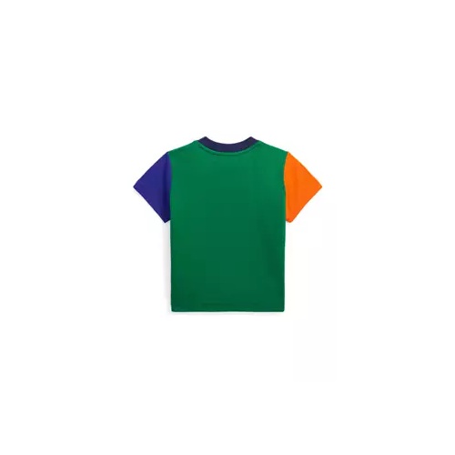 폴로 랄프로렌 Baby Boys Color-Blocked Cotton Jersey T-Shirt
