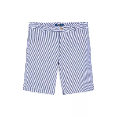 폴로 랄프로렌 Boys 8-20 Stretch Cotton Seersucker Shorts
