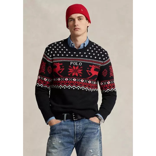 폴로 랄프로렌 Reindeer Cotton Cashmere Sweater