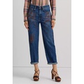 High Rise Relaxed Cropped Jeans