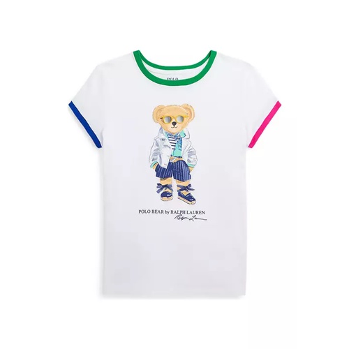 폴로 랄프로렌 Girls 7-16 Polo Bear Cotton Jersey T-Shirt