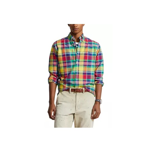 폴로 랄프로렌 Classic Fit Plaid Oxford Shirt