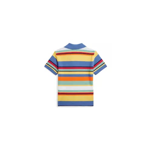 폴로 랄프로렌 Baby Boys Striped Cotton Mesh Polo Shirt