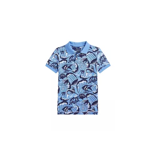 폴로 랄프로렌 Boys 2-7 Reef Print Cotton Mesh Polo Shirt