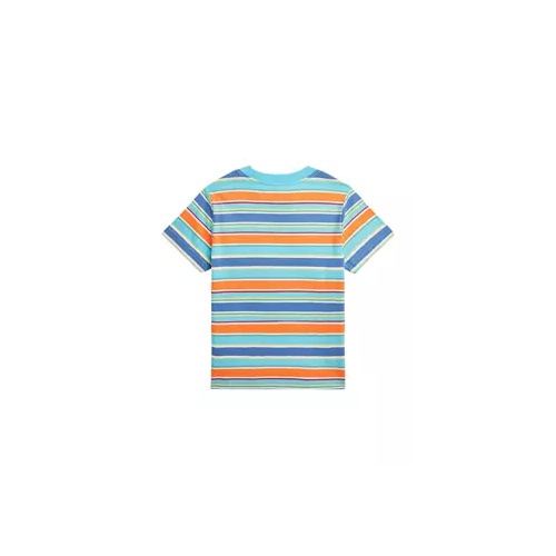 폴로 랄프로렌 Boys 2-7 Striped Cotton Jersey Pocket T-Shirt