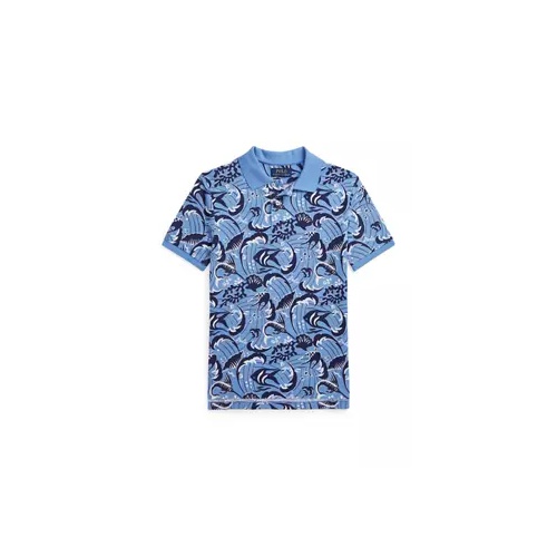 폴로 랄프로렌 Boys 8-20 Reef Print Cotton Mesh Polo Shirt