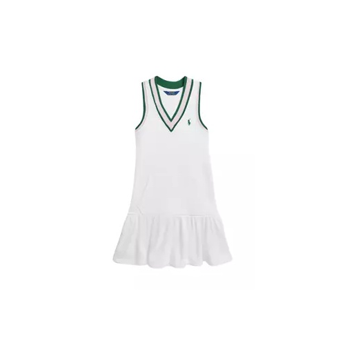 폴로 랄프로렌 Girls 2-6x Cricket Stripe Cotton Terry Dress