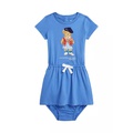 Baby Girl Polo Bear Cotton Jersey Dress and Bloomer