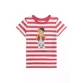 Girls 2-6x Striped Polo Bear Cotton Jersey T-Shirt