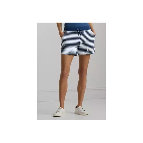 폴로 랄프로렌 Striped French Terry Drawcord Shorts