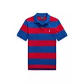 Boys 8-20 Striped Cotton Mesh Polo Shirt