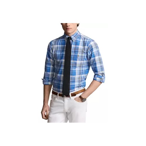 폴로 랄프로렌 Classic Fit Plaid Oxford Shirt