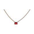 LAUREN Ralph Lauren Baguette Stone Collar Necklace