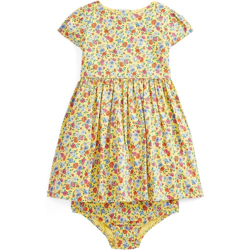 폴로 랄프로렌 Polo Ralph Lauren Kids Floral Cotton Poplin Dress & Bloomer (Infant)