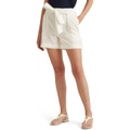 LAUREN Ralph Lauren Petite Belted Linen Shorts