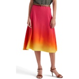 LAUREN Ralph Lauren Petite Ombre Linen-Blend Midi Skirt