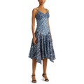 LAUREN Ralph Lauren Petite Patchwork-Print Linen Sleeveless Dress