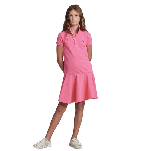 폴로 랄프로렌 Big Girls Cotton Mesh Short Sleeve Polo Dress