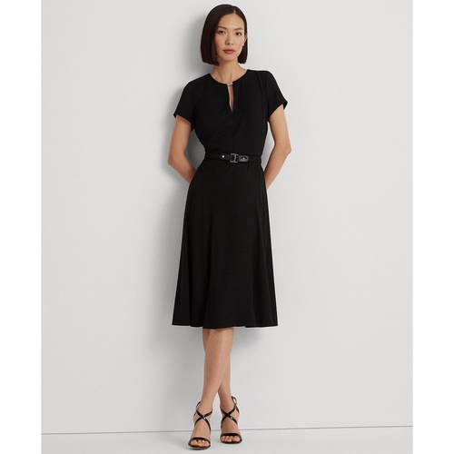 폴로 랄프로렌 Womens Belted Georgette Dress