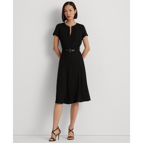 폴로 랄프로렌 Womens Belted Georgette Dress