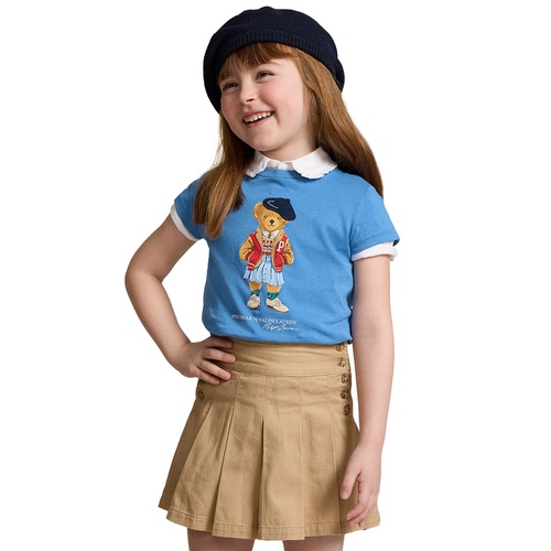 폴로 랄프로렌 Toddler and Little Girls Polo Bear Cotton Jersey T-shirt