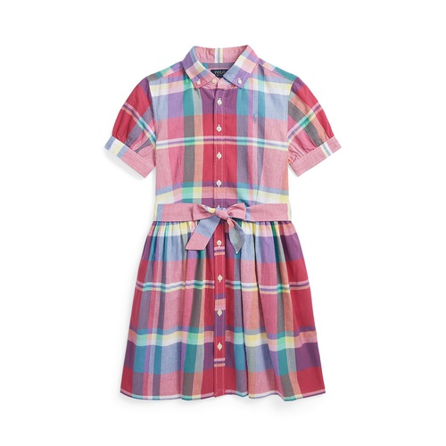 폴로 랄프로렌 Big Girls Cotton Madras Shirtdress