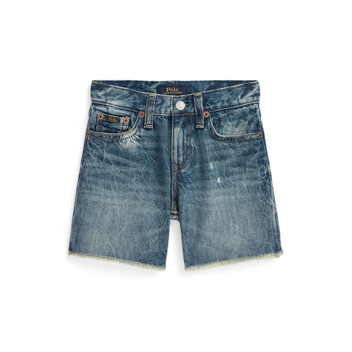 폴로 랄프로렌 Toddler and Little Boys Sullivan Slim Cutoff Denim Shorts