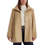 Womens Plus Size Hooded Walker Coat