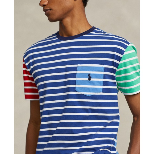 폴로 랄프로렌 Mens Classic-Fit Striped Jersey T-Shirt