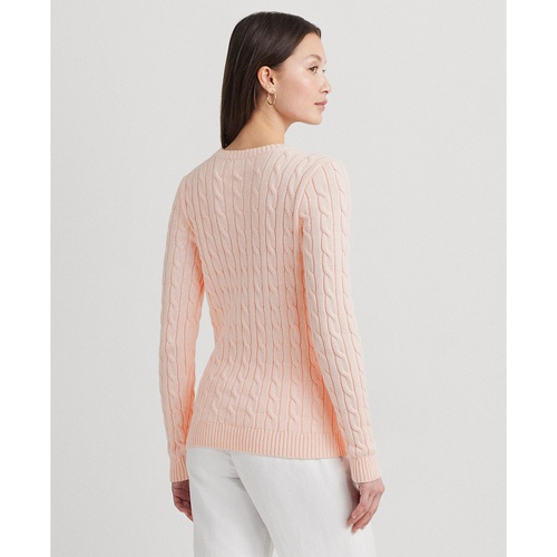 폴로 랄프로렌 Womens Cotton Cable-Knit Sweater
