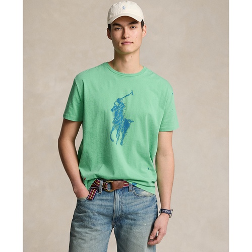 폴로 랄프로렌 Mens Classic-Fit Big Pony Jersey T-Shirt