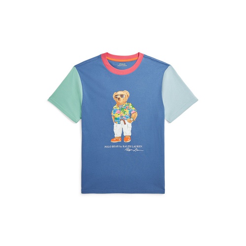 폴로 랄프로렌 Big Boys Polo Bear Color-Blocked Cotton T-shirt