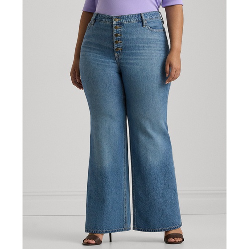 폴로 랄프로렌 Plus Size High-Rise Flare Jeans