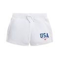 Toddler & Little Girls Logo French Terry Shorts