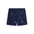 Toddler and Little Boys Polo Prepster Embroidered Chino Shorts